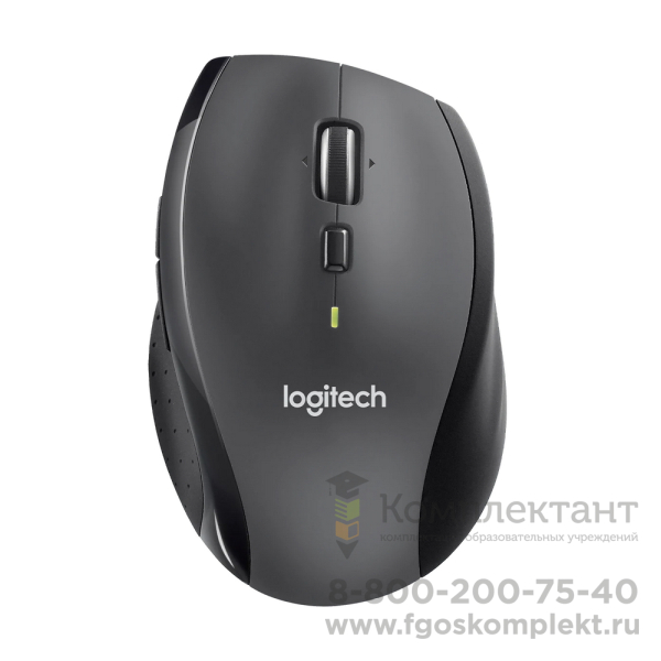 Мышь беспроводная Logitech M705 [910-006034] лазерная, 1000 dpi, черная RTL